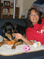 Esther and Whiskers